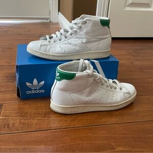Adidas Stan Smith high top sneakers